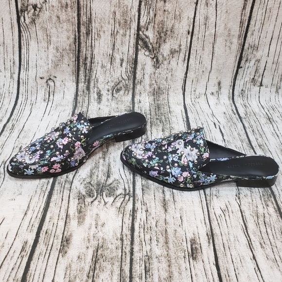 Sassy Studded Rebecca Minkoff Floral Mules - Picture 13 of 15